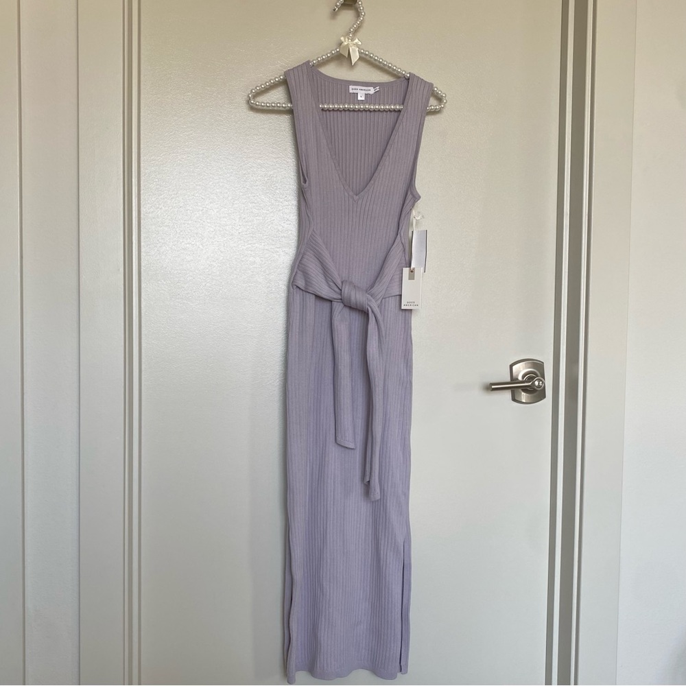GOOD AMERICAN Belted Body Dress
